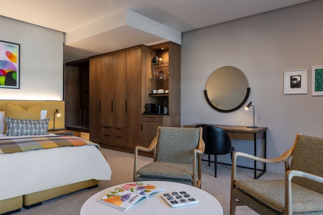Hazendal Wine Estate Hotel Superior Room.